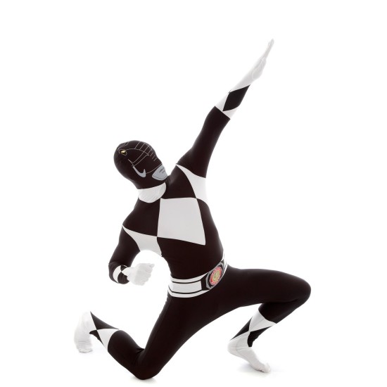 Fantasia Power Rangers Preto Luxo