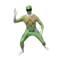 Fantasia Power Rangers Verde Luxo
