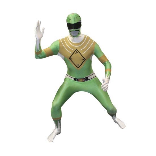 Fantasia Power Rangers Verde Luxo