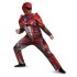 Fantasia Power Rangers Vermelha Filme Adulto Luxo