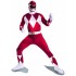 Fantasia Power Rangers vermelho Clássico