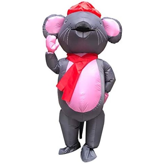 Fantasia Ratinho Inflável Adulto