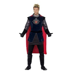 Fantasia Rei Arthur Medieval Adulto Luxo