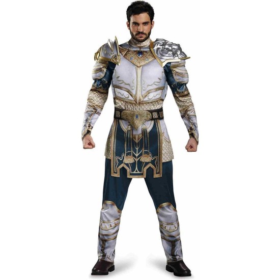 Fantasia Rei Llane Wrynn Warcraft Luxo Adulto