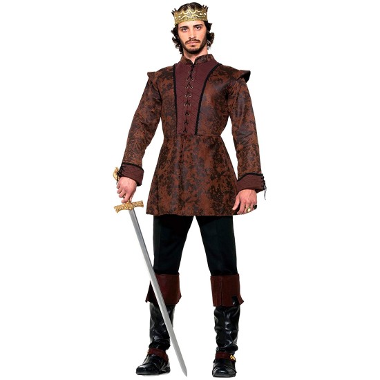Fantasia Rei Medieval Luxo Adulto
