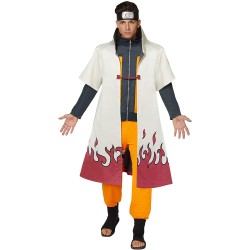 Fantasia Roupão Naruto Hokage Anime Uzumaki Luxo Adulto