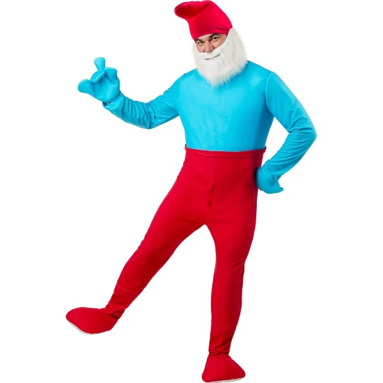 Fantasia Smurfs Adulto Masculino Luxo