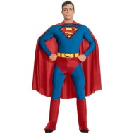 Fantasia SuperMan Super Homem Adulto Masculino