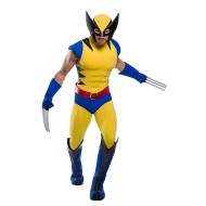 Fantasia Wolverine X Men Adulto com Músculo Premium