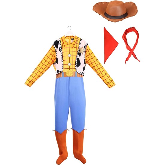 Fantasia Woody Toy Story Adulto Luxo