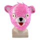 Máscara Fortnite Urso Rosa Adulto Clássica