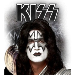 Peruca Kiss Spaceman Luxo Adulto