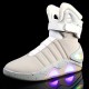 Tênis de Volta para o Futuro Marty Mcfly com Luz Cinza