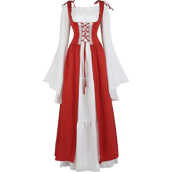 Fantasia Camponesa Vitoriana Medieval Adulto Feminino