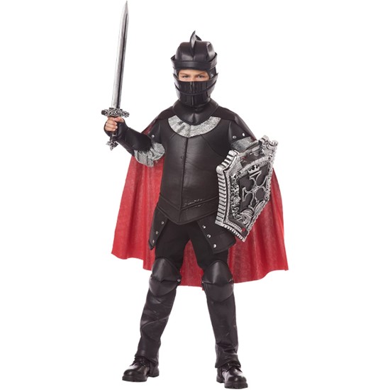 Fantasia Cavaleiro Guerreiro Medieval Infantil Luxo