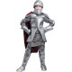 Fantasia Cavaleiro Guerreiro Real Medieval Infantil Luxo
