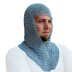 Touca de Metal para Cavaleiro Medieval