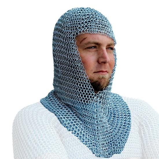 Touca de Metal para Cavaleiro Medieval