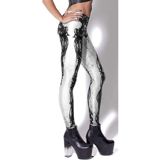 Legging Esqueleto Adulto Feminino