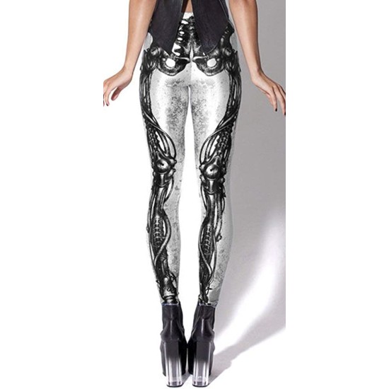 Legging Esqueleto Adulto Feminino