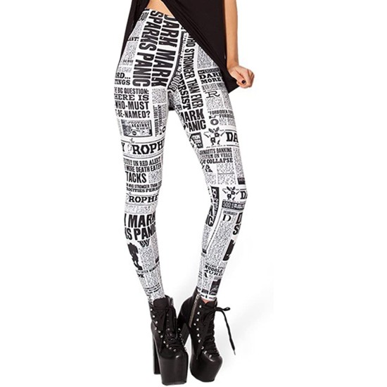 Legging Jornal Notícias Adulto Feminino