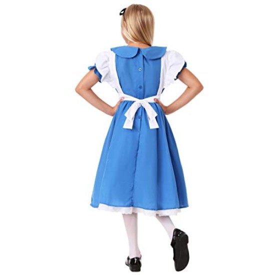 Fantasia Alice no País das Maravilhas Infantil Clássico