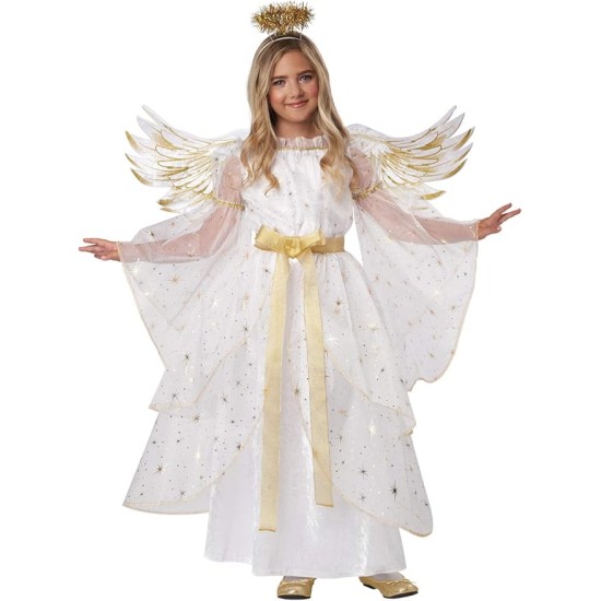 Fantasia Anjo Luxo Infantil