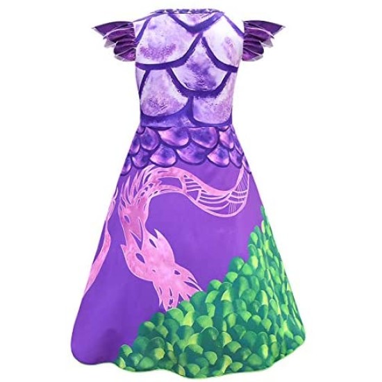 Fantasia Descendentes 3 Disney Mal Dragão Infantil Vestido