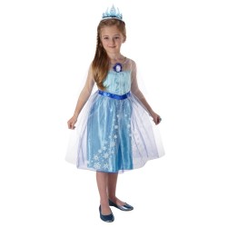Fantasia Elsa Uma Aventura Congelante Infantil Luxo