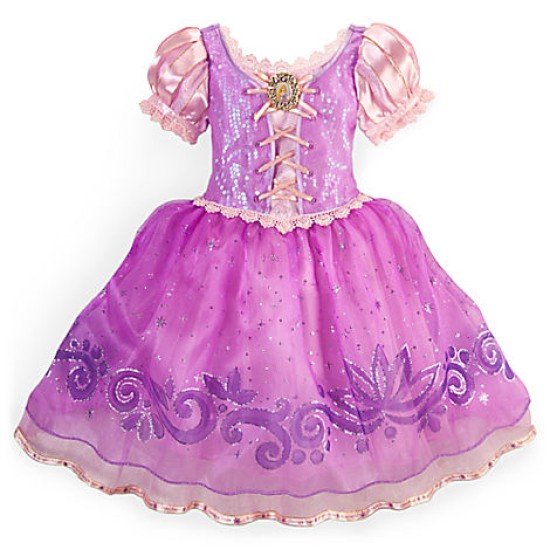 Fantasia Infantil Luxo Rapunzel Enrolados