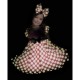 Fantasia Infantil Minnie Mouse que se Ilumina no Escuro