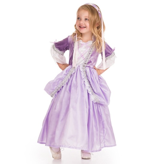 Fantasia Infantil Rapunzel Enrolados Lilás Clássico