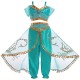 Fantasia Jasmine Luxo Infantil Clássica Luxo