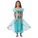 Fantasia Jasmine Luxo Infantil Clássica Luxo