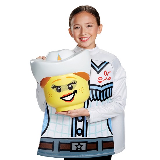Fantasia Lego Cowgirl Menina Infantil