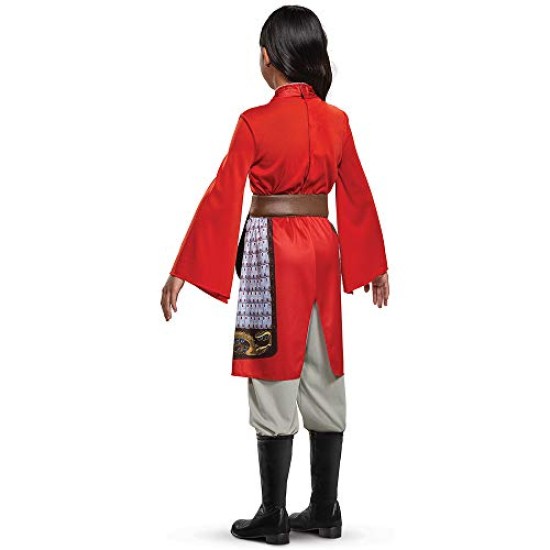 Fantasia Mulan Brilhante Clássica Infantil Luxo
