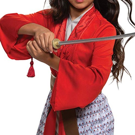Fantasia Mulan Brilhante Clássica Infantil Luxo