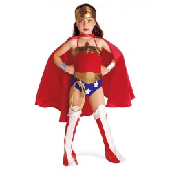 Fantasia Mulher Maravilha Infantil Luxo