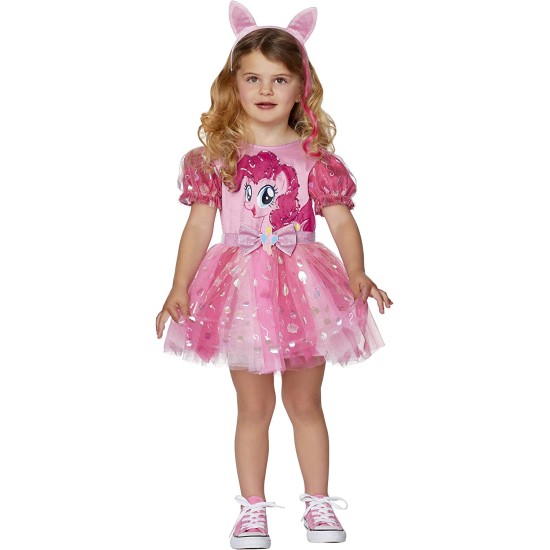 Fantasia Pink Pie My Little Pony Infantil Clássica Luxo
