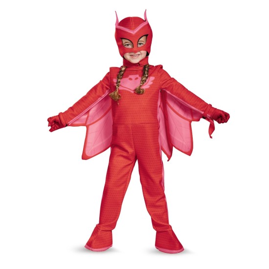 Fantasia PJ Máscaras  Corujita Amaya Luxo Infantil