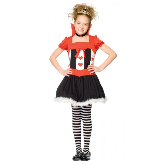 Fantasia Rainha de Copas Infantil Luxo