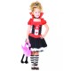 Fantasia Rainha de Copas Infantil Luxo