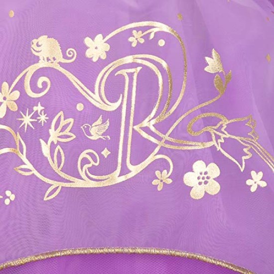 Fantasia Rapunzel Enrolados Disney Infantil Elite