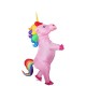 Fantasia Unicórnio Inflável Arco Iris Infantil