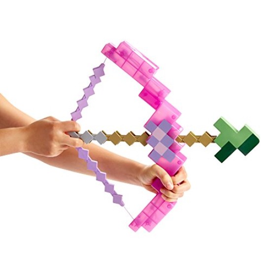 Mattel Minecraft Arco e Flecha Rosa