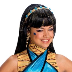 Peruca Infantil Monster High Cleo de Nile