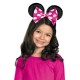Tiara com Orelhas Minnie Mouse Rosa
