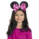 Tiara com Orelhas Minnie Mouse Rosa