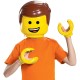 Cabeça Máscara Capacete Lego Emmet Infantil Kit