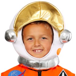 Capacete Astronauta Infantil de Luxo Tecido